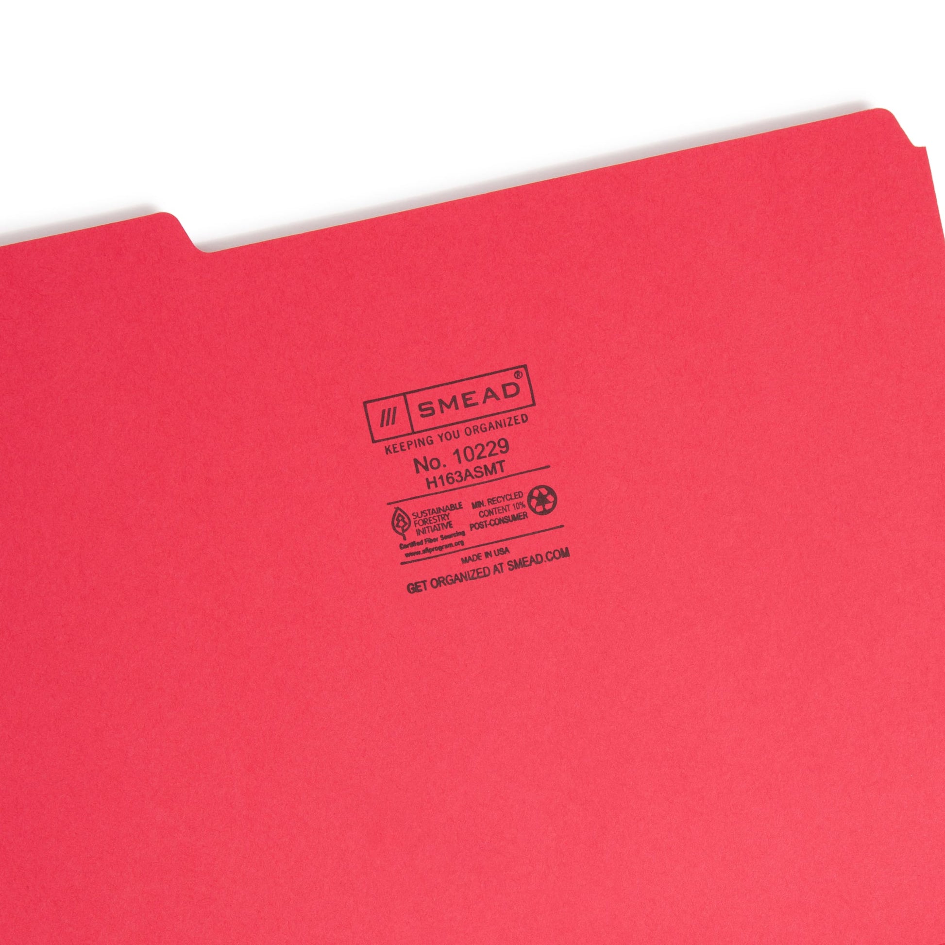 Interior File Folders, Assorted Colors Color, Letter Size, Set of 100, 086486102292