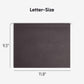 Standard Hanging File Folders with 1/5-Cut Tabs, Black Color, Letter Size, Set of 25, 086486640626