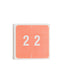 DCC Color-Coded Numeric Labels - Rolls, Pink Color, 1-1/2" X 1-1/2" Size, Set of 250, 086486674225