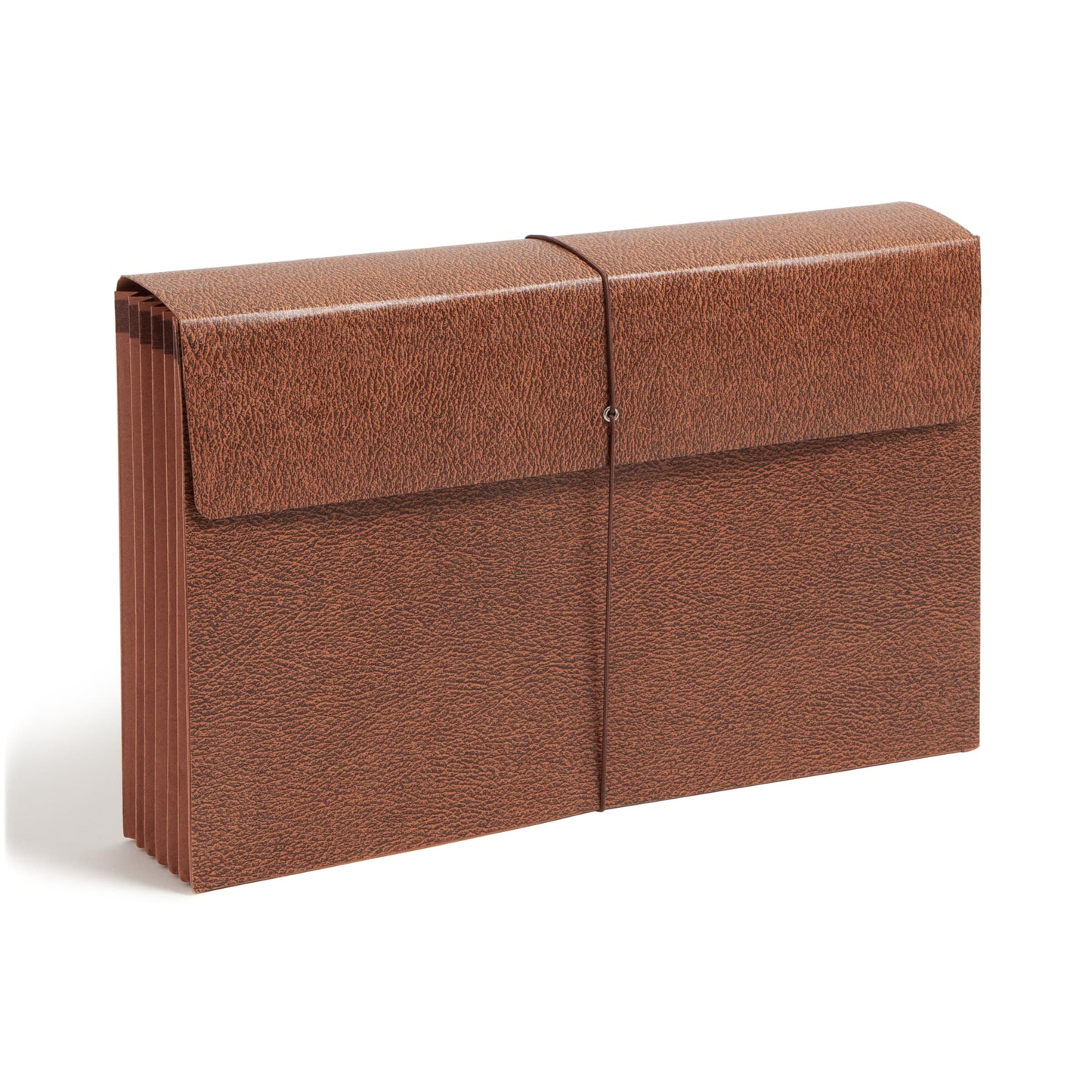 Redrope-Printed Expanding Wallets with Elastic Cord, 5-1/4 Inch Expansion, Brown Color, Legal Size, Set of 10, 30086486713765