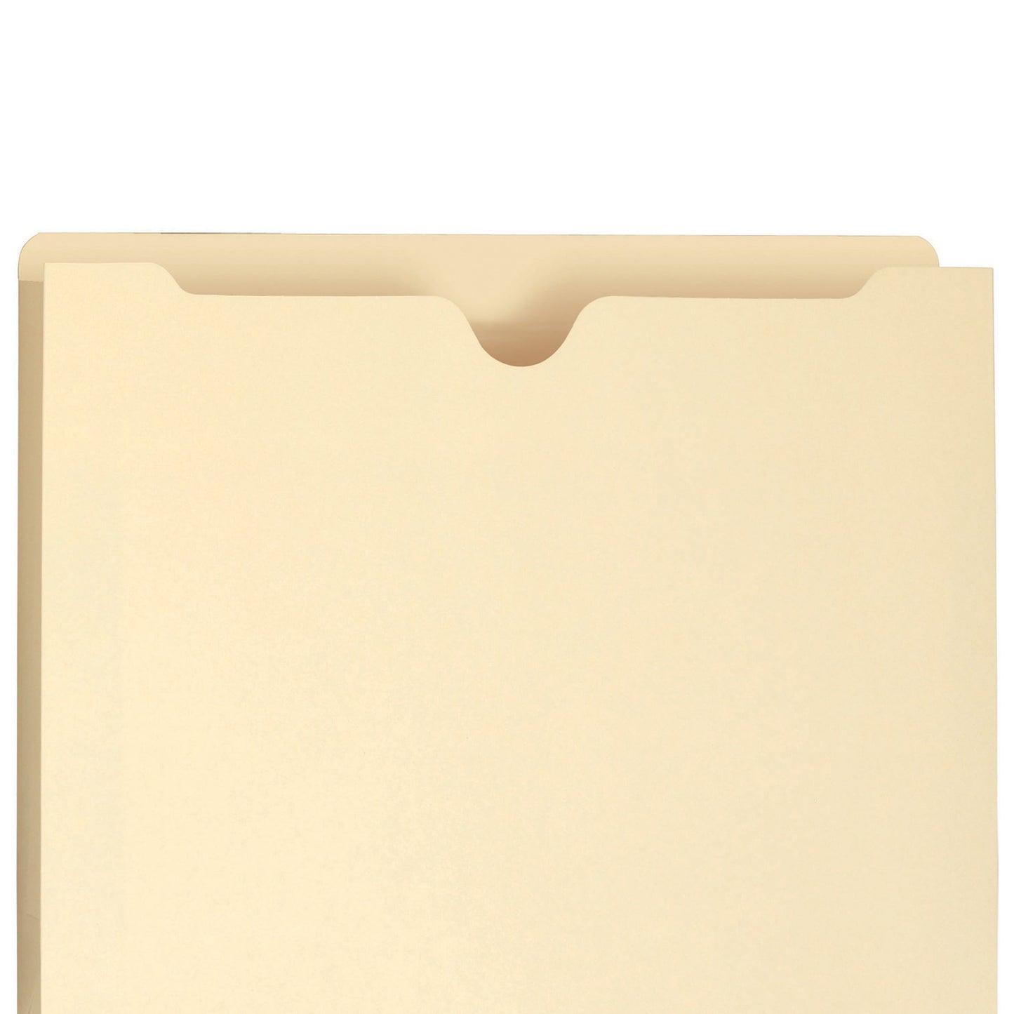 File Jackets, Straight Cut Tab, 1 inch Expansion, Manila Color, Letter Size, Set of 50, 30086486754393