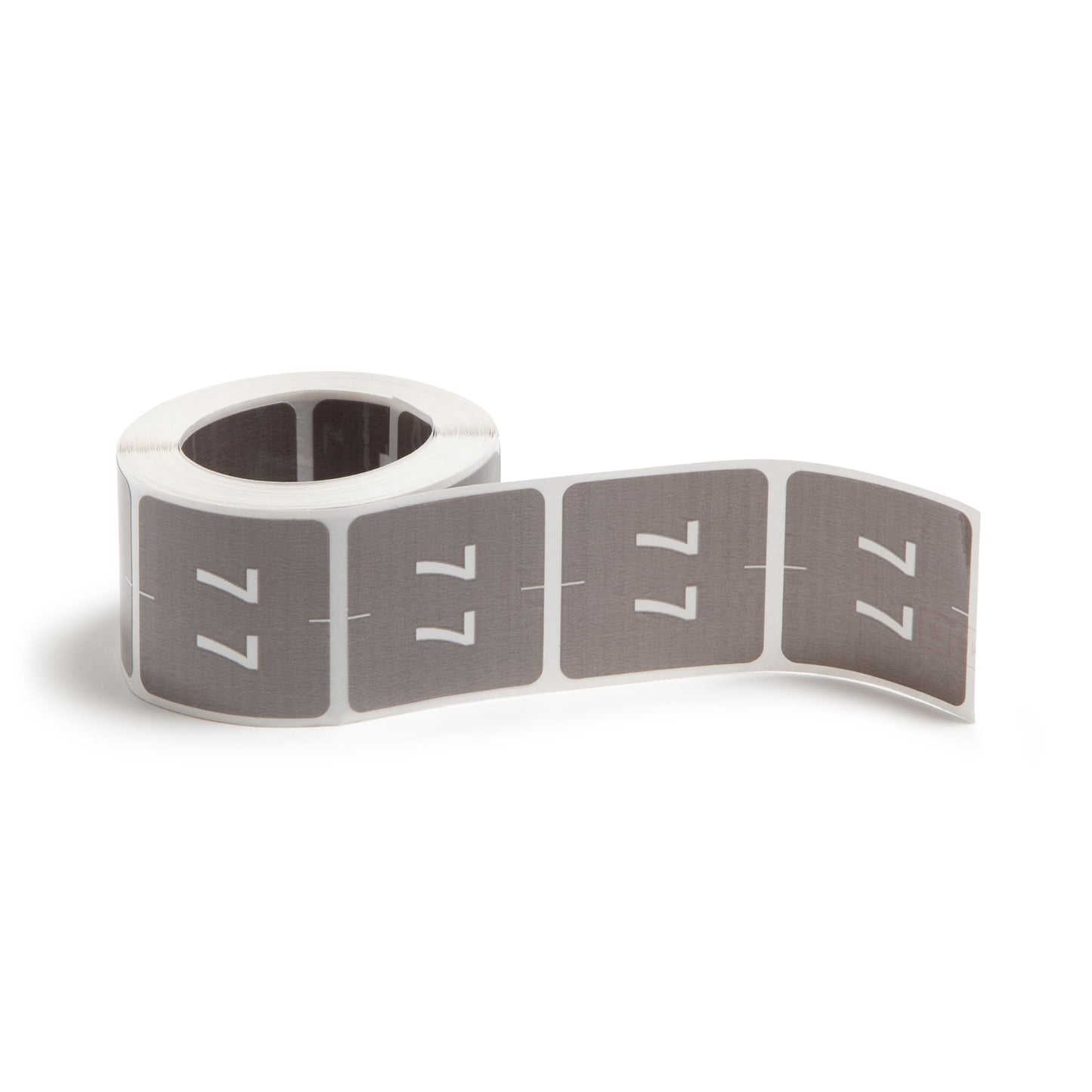 DCC Color-Coded Numeric Labels - Rolls, Gray Color, 1-1/2" X 1-1/2" Size, Set of 250, 086486674270