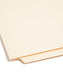 End Tab Fastener File Folder with Full Pocket, Straight-Cut Tab, 1 Pocket, Manila Color, Letter Size, Set of 50, 086486341004