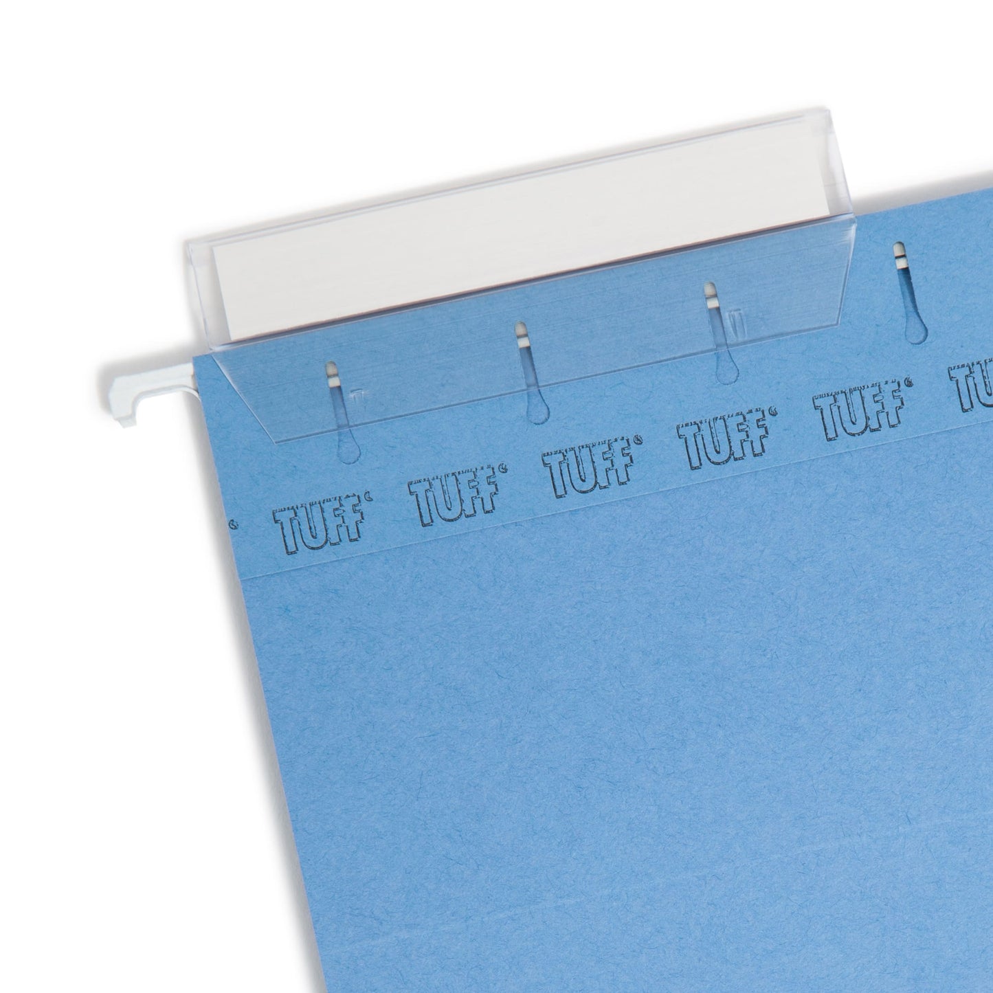TUFF® Hanging File Folders with Easy Slide® Tabs, Blue Color, Letter Size, Set of 1, 086486640411
