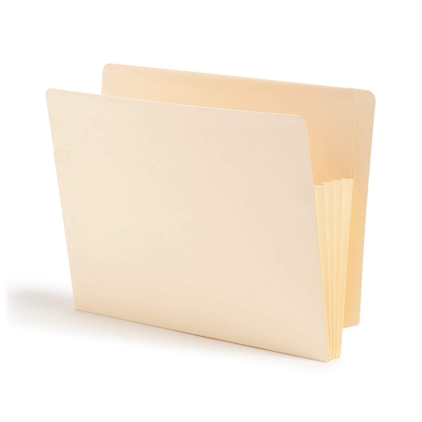 TUFF® Extra-Wide Reinforced End Tab File Pockets, Straight-Cut Tab, 3-1/2 inch Expansion, Manila Color, Letter Size, Set of 10, 30086486751507