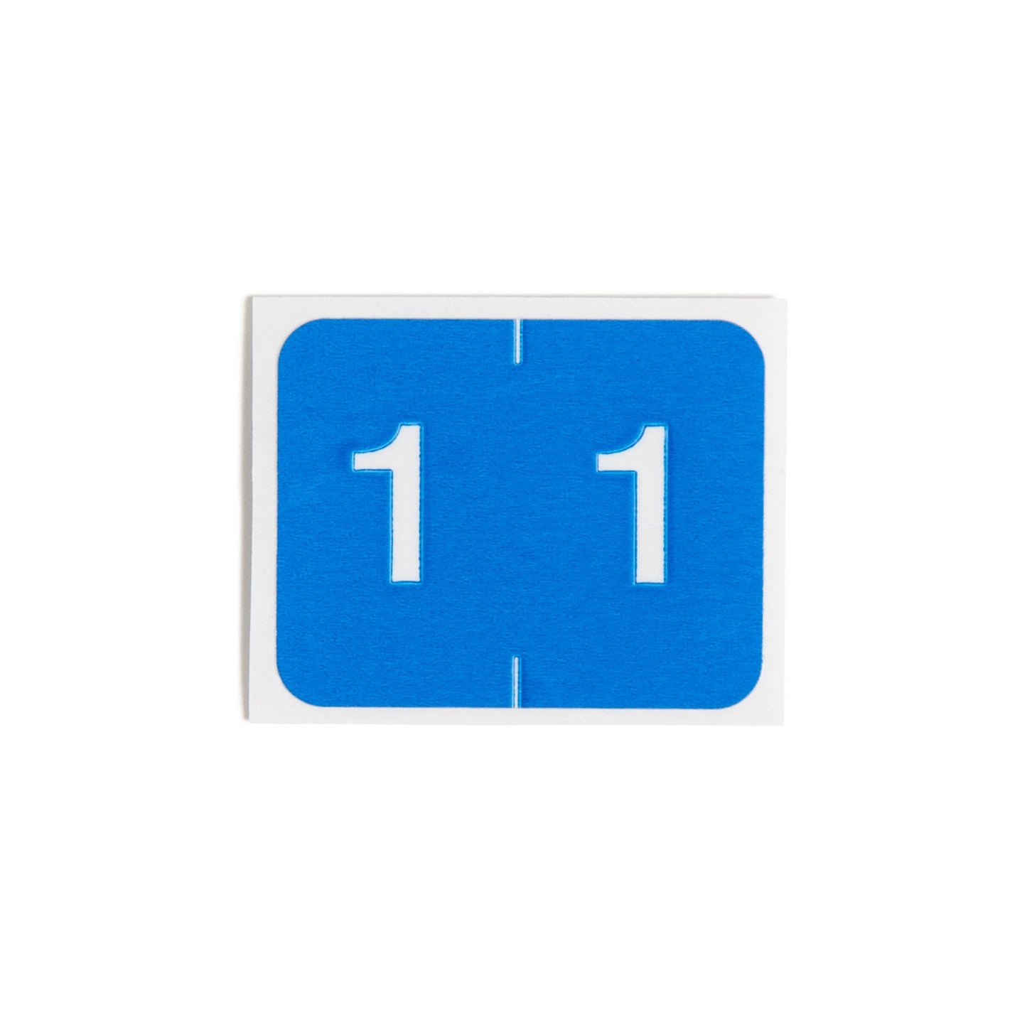 DCCRN Color-Coded Numeric Labels - Rolls, Light Blue Color, 1-1/4" X 1" Size, Set of 500, 086486673419