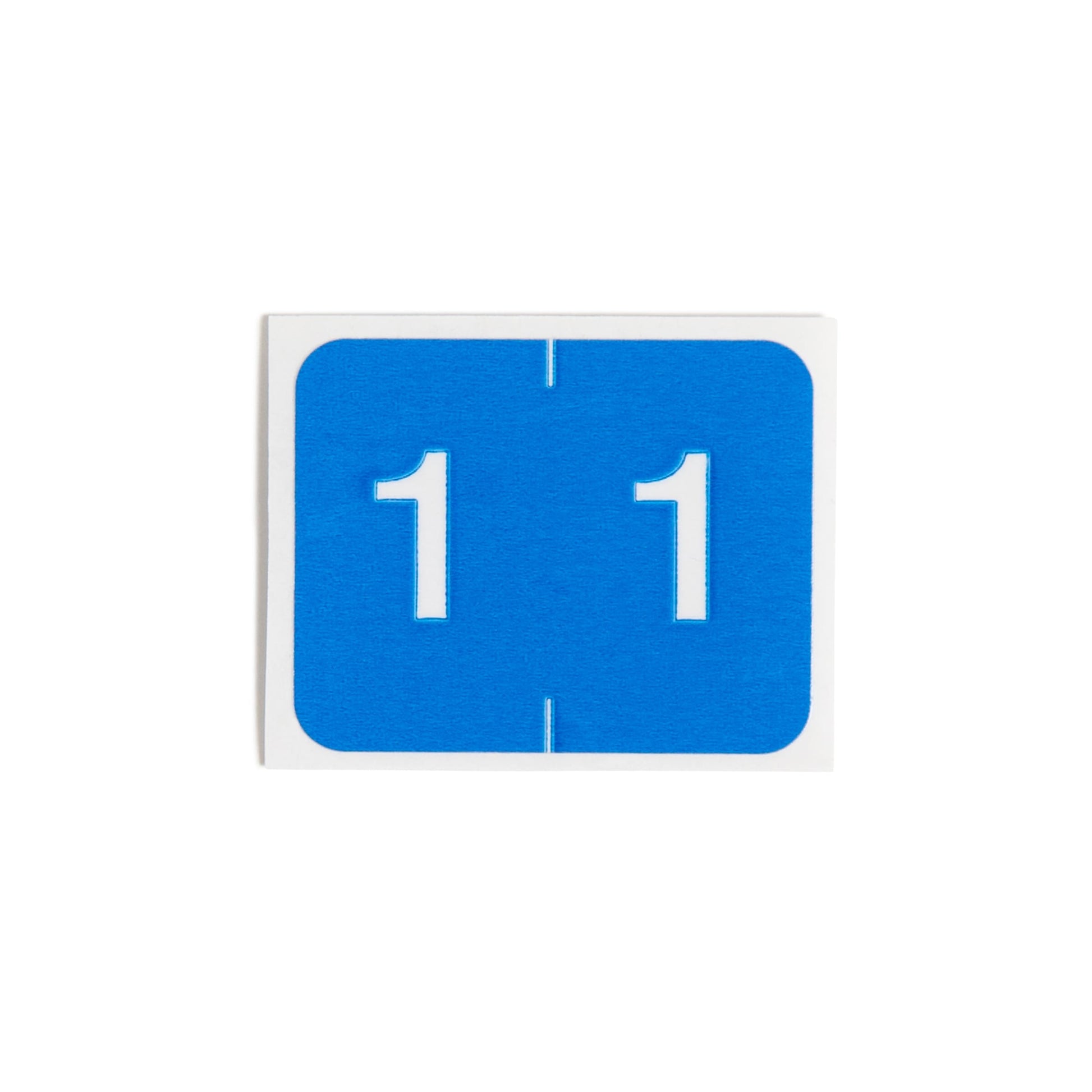DCCRN Color-Coded Numeric Labels - Rolls, Light Blue Color, 1-1/4" X 1" Size, Set of 500, 086486673419