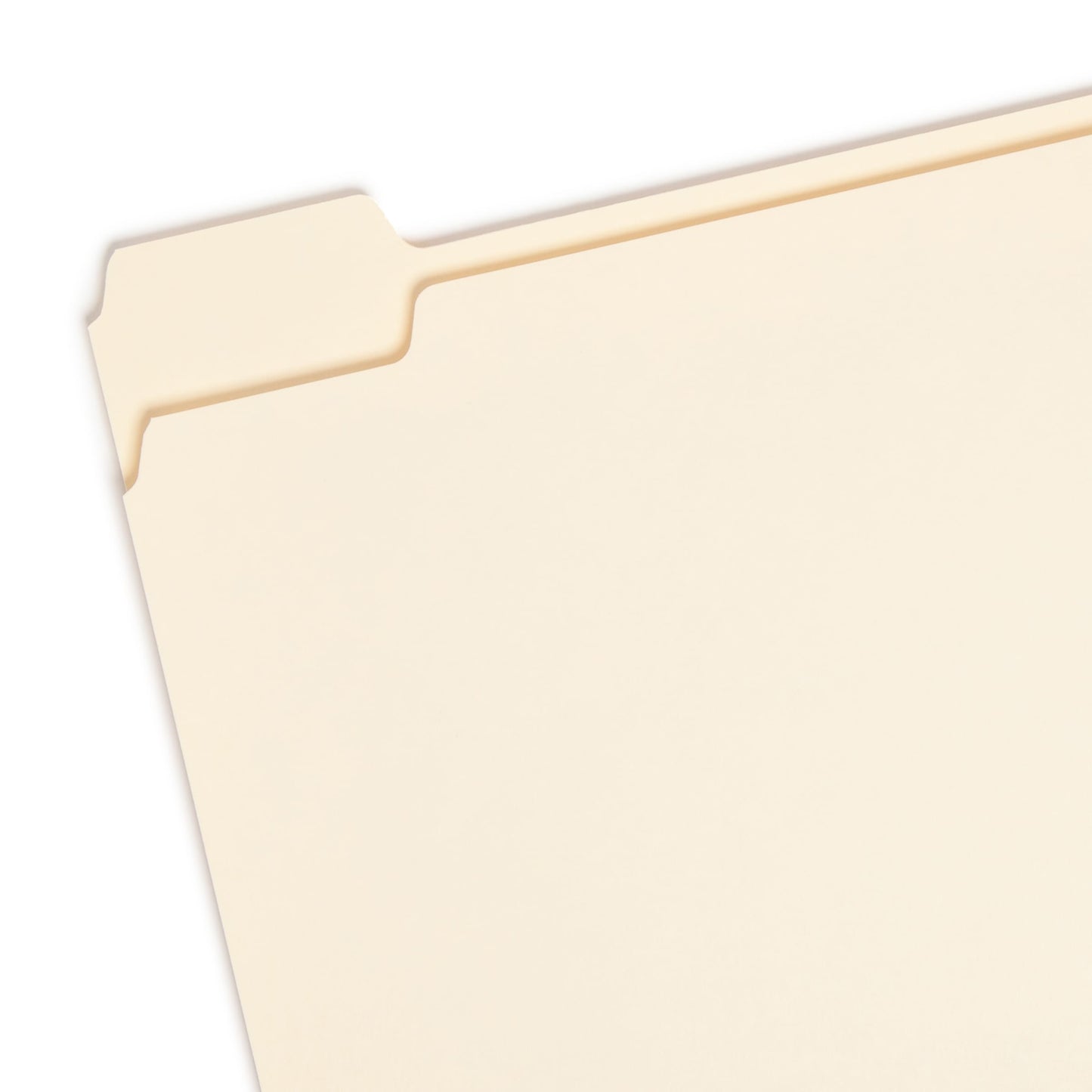 Standard File Folders, 1/5-Cut Tab, Manila Color, Letter Size, Set of 100, 086486103503