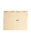 100% Recycled Reinforced Tab Fastener File Folders, Manila Color, Legal Size, Set of 50, 086486195478