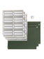 Protab® Filing System Start Kit, Standard Green Color, Letter Size, Set of 20, 086486641951