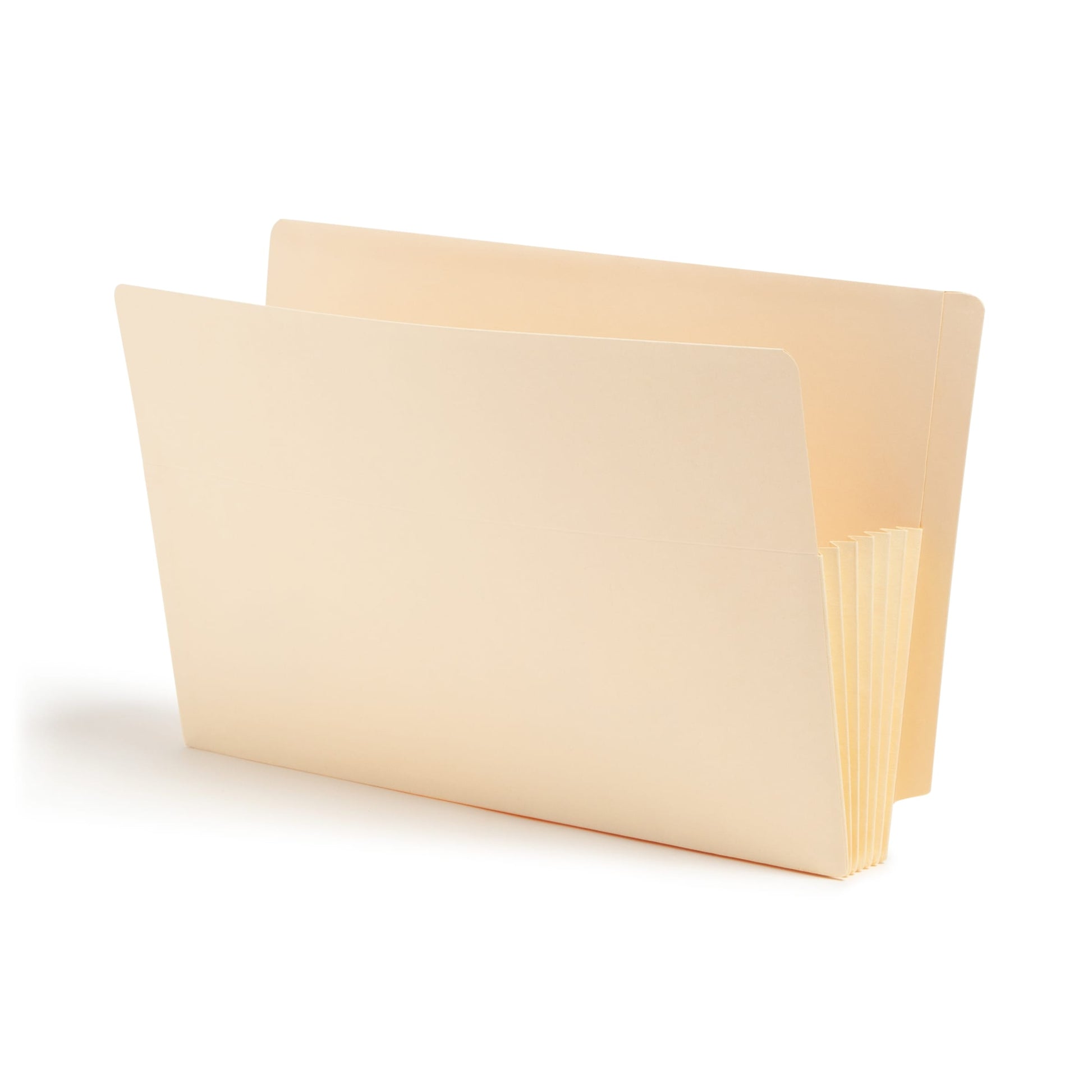 Reinforced End Tab File Pockets, Straight-Cut Tab, 5-1/4 inch Expansion, Manila Color, Legal Size, Set of 10, 30086486761742