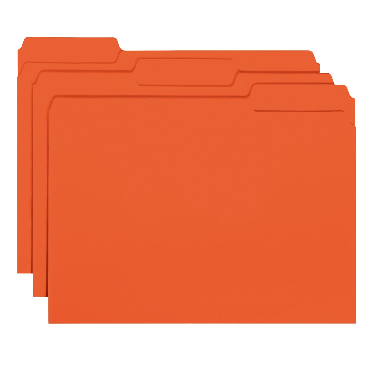 Interior File Folders, Orange Color, Letter Size, Set of 100, 086486102599