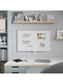 Metal Frame Dry Erase Board, Silver, White, 35" x 23", 3 x 2, White, 35" X 23" Size, Set of 1, 812296020712