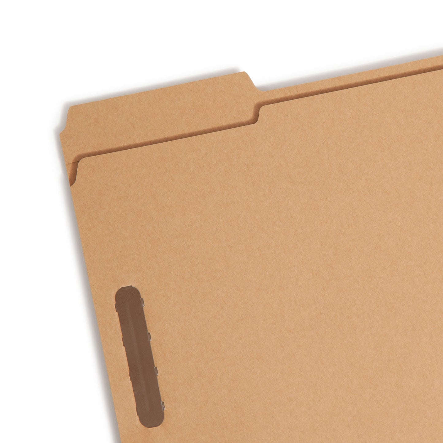Reinforced Tab Fastener File Folders, 1/3-Cut Tab, 2 Fasteners, Kraft Color, Letter Size, Set of 50, 086486148375
