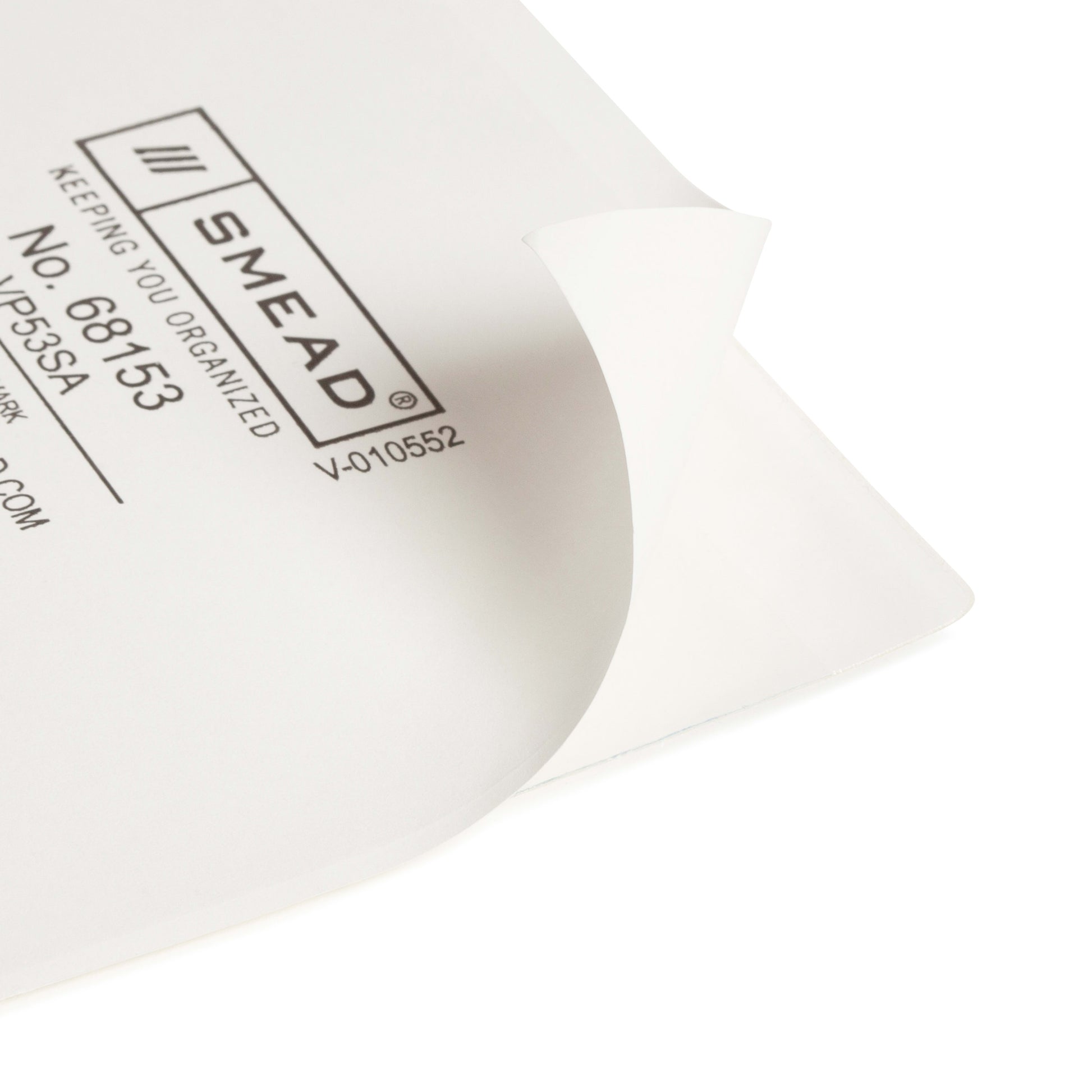 Self-Adhesive Poly Pockets, Clear Color, 5" X 3" Size, Set of 100, 086486681537