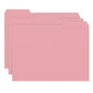 Interior File Folders, Pink Color, Letter Size, Set of 100, 086486102636