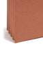 Redrope File Pockets, Straight-Cut Tab, 3-1/2 inch Expansion, Redrope Color, Letter Size, Set of 25, 30086486732247