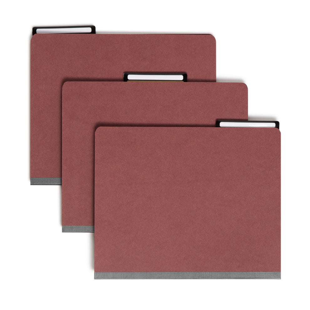 SafeSHIELD Pressboard Classification File Folders, 2 Dividers, 2 inch ...