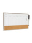 Metal Frame Dry Erase Weekly Combo Board, Silver, White, 18" x 7.5", 2' or Smaller, White, 18" X 7.5" Size, Set of 1, 812296023621