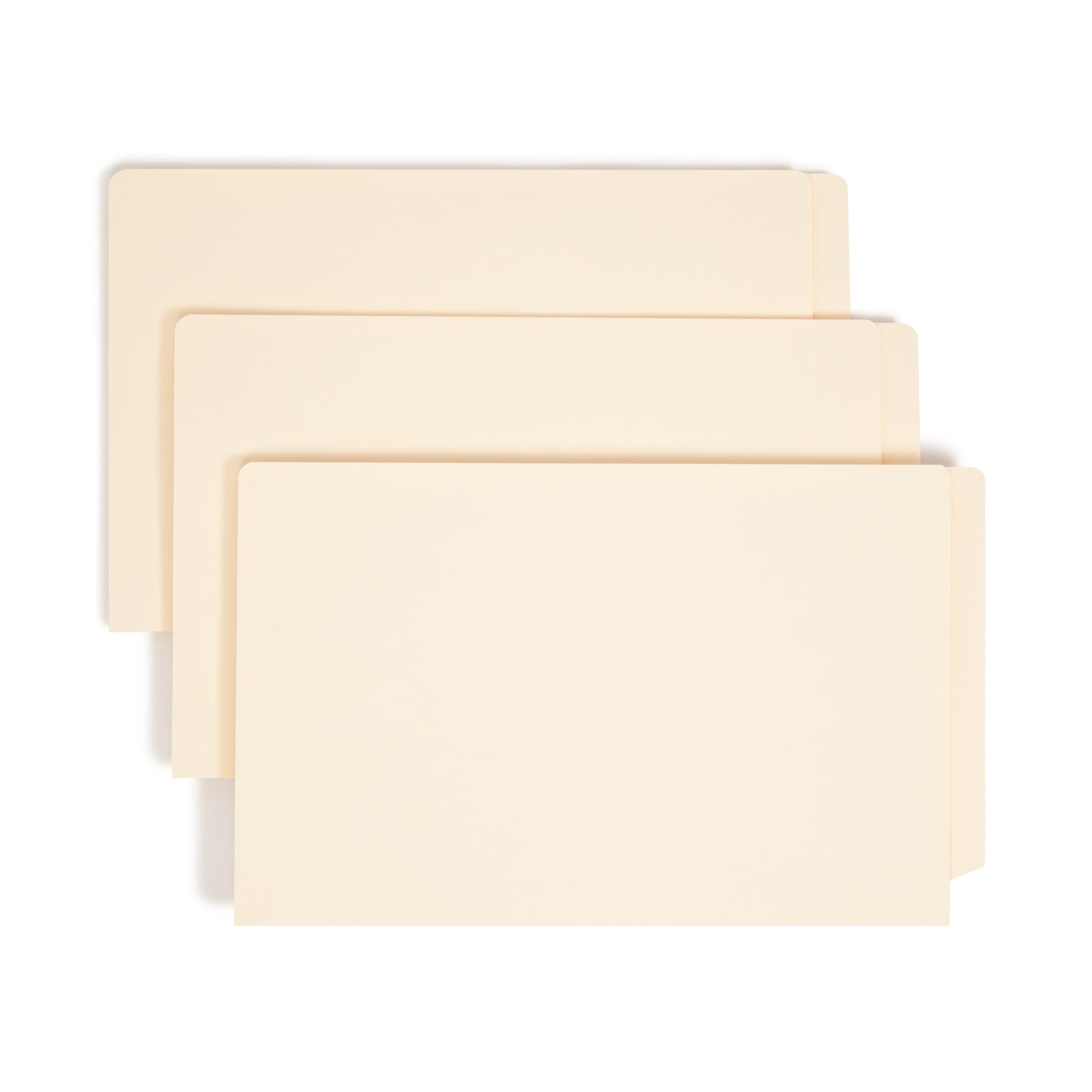 Reinforced End Tab Expanding File Folders, Straight-Cut Tab, 1-1/2 inch Expansion, Manila Color, Legal Size, Set of 50, 086486272759