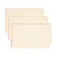 Reinforced End Tab Expanding File Folders, Straight-Cut Tab, 1-1/2 inch Expansion, Manila Color, Legal Size, Set of 50, 086486272759