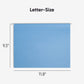 Standard Hanging File Folders with 1/5-Cut Tabs, Blue Color, Letter Size, Set of 25, 086486640602
