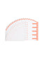 AlphaZ® NCC Color-Coded Name Labels - Sheets, Pink Color, 3-5/8" X 1-5/32" Size, Set of 100, 086486671606