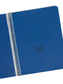Premium Pressboard Report Covers, 8 1/2-inch Metal Prong Side Fastener with Compressor, 3-inch Expansion, Dark Blue Color, Letter Size, 