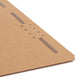 Reinforced Tab Fastener File Folders, Straight-Cut Tab, 2 Fasteners, Kraft Color, Letter Size, Set of 50, 086486148139