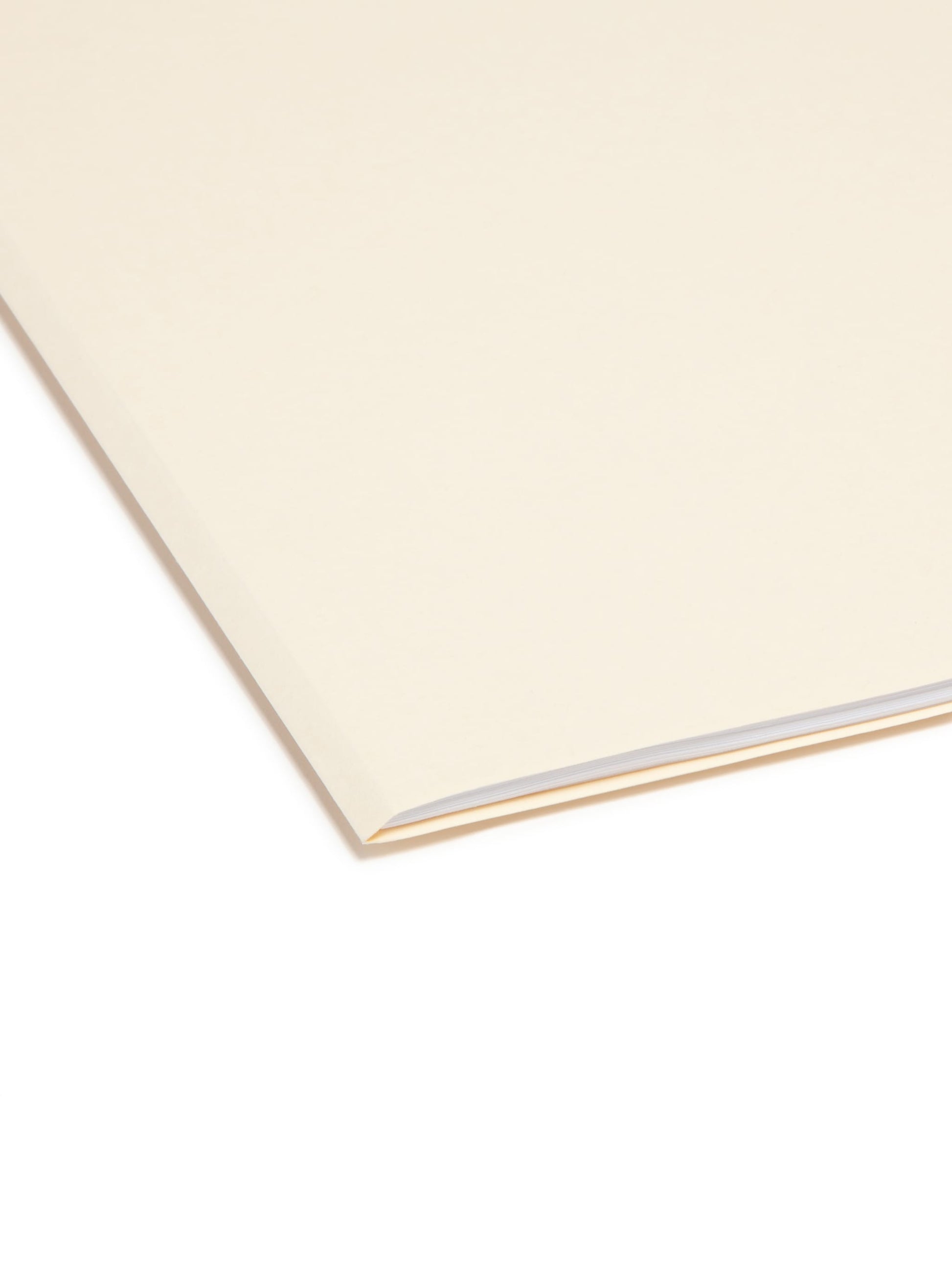 Standard File Folders, 1/3-Cut Left Tab, Manila Color, Letter Size, Set of 100, 086486103312