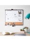Mod Frame 3-in-1 Dry Erase Combo Calendar Board, Gray/Black, Assorted Colors, 2" x 1", 2' or smaller, Assorted Colors, 2" X 1" Size, Set of 1, 812296023881