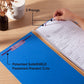 SafeSHIELD® Pressboard Classification File Folders, 2 Dividers, 2 inch Expansion, 2/5-Cut Tab, Dark Blue Color, Legal Size, Set of 10, 30086486190351