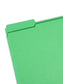 Reinforced Tab File Folders, 1/3-Cut Tab, Assorted Colors Color, Letter Size, Set of 1, 086486116411