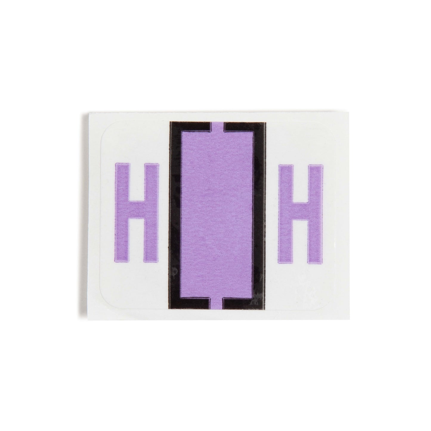 BCCR Bar Style Color-Coded Alphabetic Labels, A-Z Rolls, Lavender Color, 1-1/4" X 1" Size, Set of 50, 086486670784