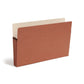 Redrope File Pockets, Straight-Cut Tab, 3-1/2 inch Expansion, Redrope Color, Legal Size, Set of 25, 30086486742246