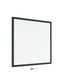 MDF Frame Dry Erase Board, Black, White, 35" x 35", 3 x 3, White, 35" X 35" Size, Set of 1, 817894028924