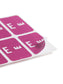AlphaZ® ACCS Color Coded Alphabetic Labels - Sheets, Purple Color, 1" X 1-5/8" Size, Set of 100, 086486671750