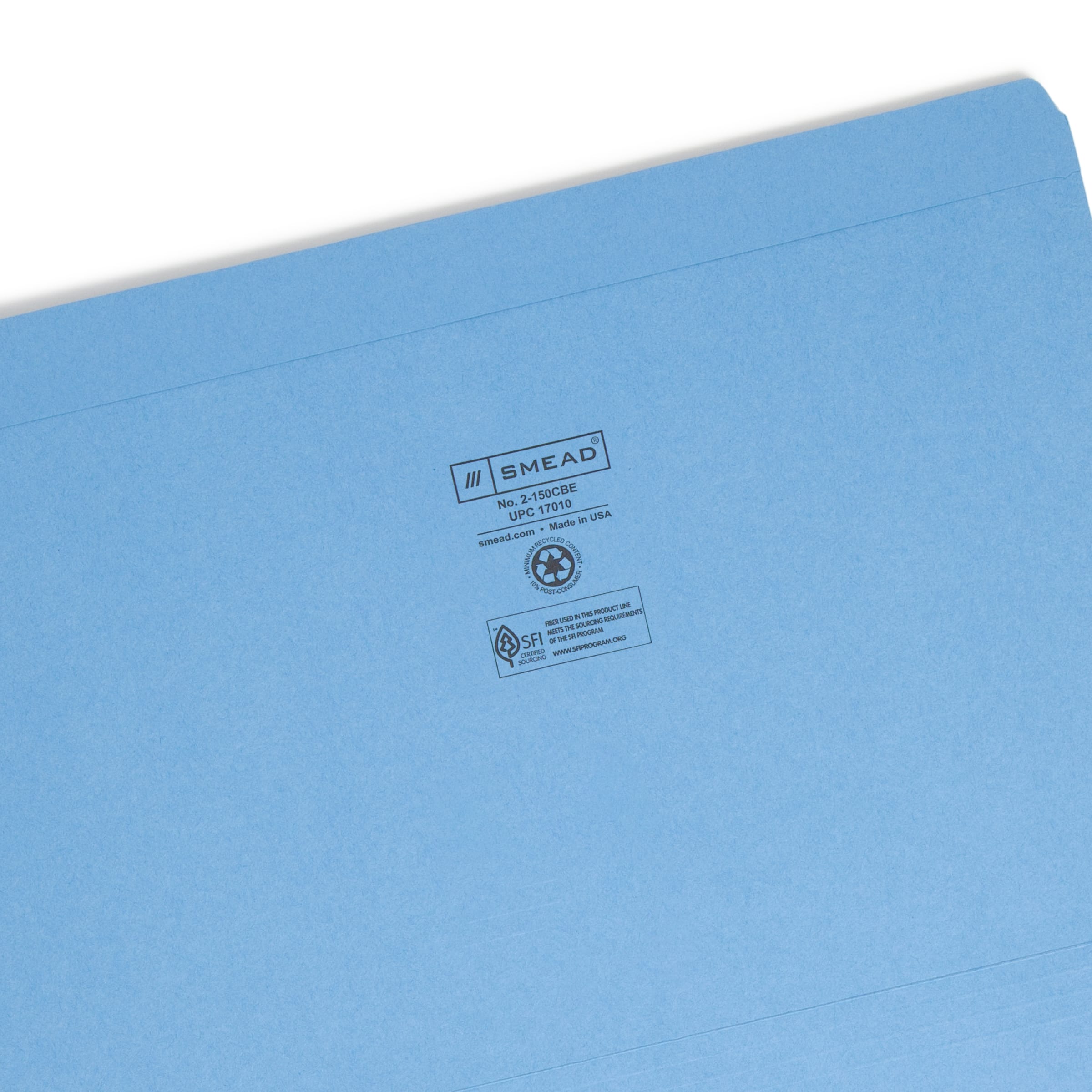 Reinforced Tab File Folders, Straight-Cut Tab