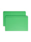 Reinforced Tab File Folders, Straight-Cut Tab, Green Color, Legal Size, Set of 100, 086486171106