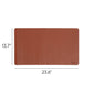 Vegan Leather Desk Pad, Saddle Color, 23.6"X13.7" Size, Set of 1, 086486648370