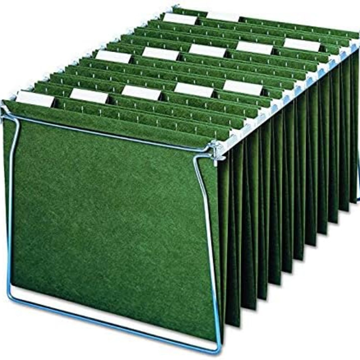 Hanging Filing Kit, 1/5-Cut Tab, Standard Green Color, Letter Size, Set of 1, 086486920070
