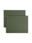 Standard Hanging File Folders, Standard Green Color, Letter Size, Set of 25, 086486640107