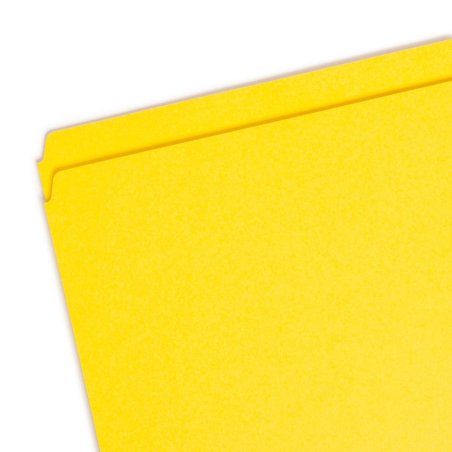 Standard File Folders, Straight-Cut Tab, Yellow Color, Letter Size, Set of 100, 086486109468