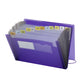 Poly Expanding Files with Flap, 12 Pockets, Purple Color, Letter Size, Set of 1, 086486708791