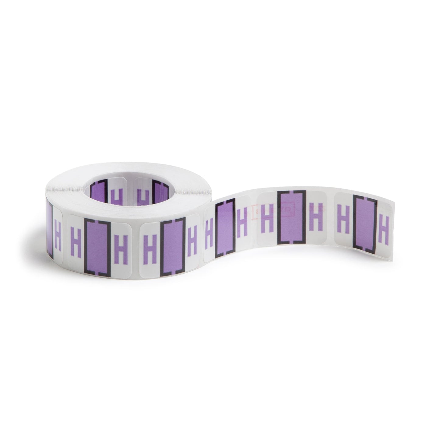 BCCR Bar Style Color-Coded Alphabetic Labels, A-Z Rolls, Lavender Color, 1-1/4" X 1" Size, Set of 50, 086486670784