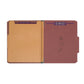SafeSHIELD® Pressboard Classification File Folders, 2 Dividers, 2 inch Expansion, 2/5-Cut Tab, Red Color, Letter Size, Set of 10, 30086486140752