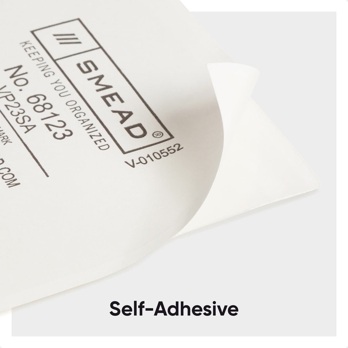 Self-Adhesive Poly Pockets, Clear Color, 2" X 3" Size, Set of 100, 086486681230