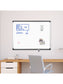 Aluminum PinIt Frame Dry Erase Board, Pinit Frame, Silver, White, 47" x 35", 4 x 3, White, 47" X 35" Size, Set of 1, 817894028078