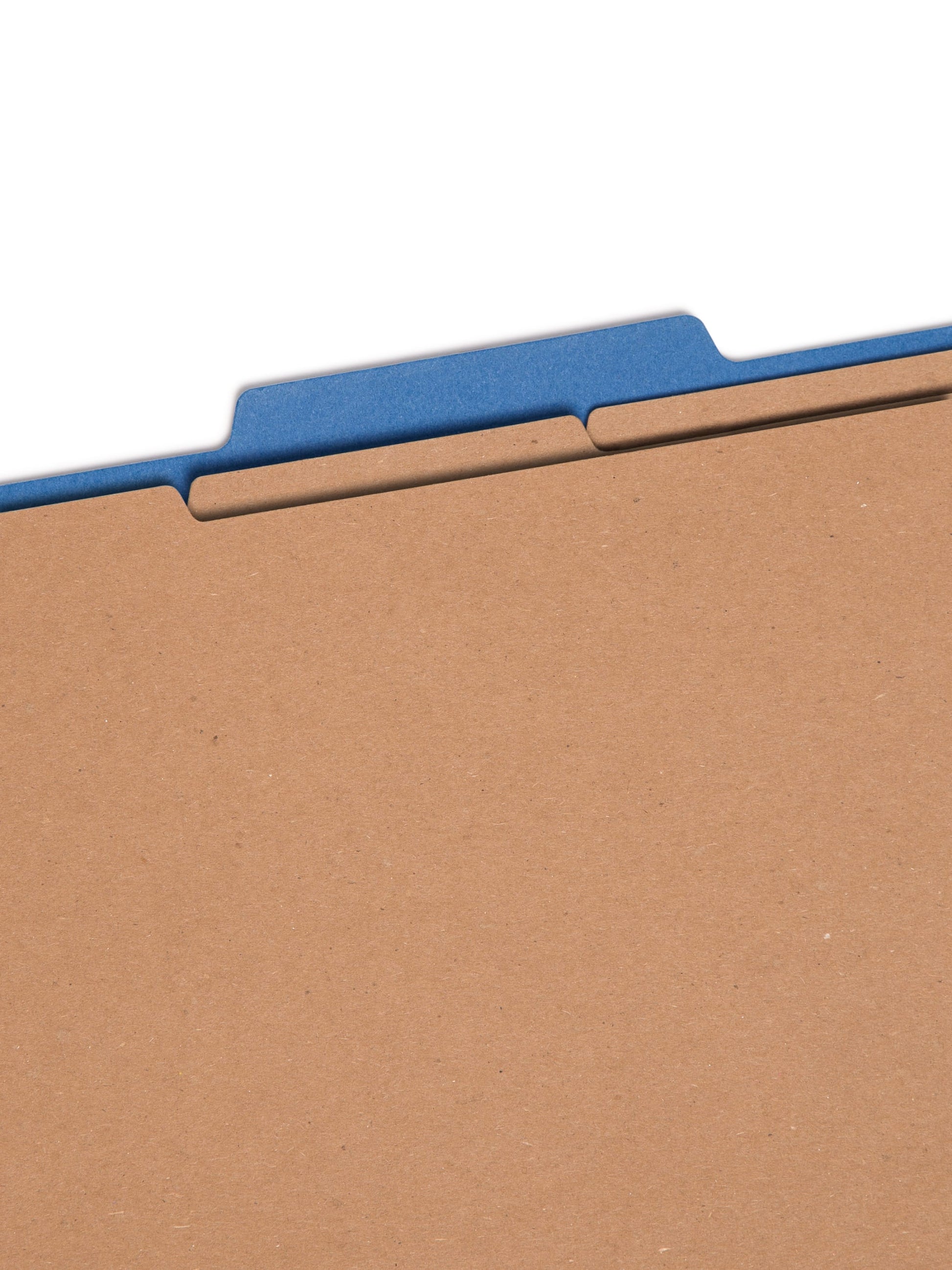 SafeSHIELD® Pressboard Classification File Folders, 3 Dividers, 3 inch Expansion, 2/5-Cut Tab, Dark Blue Color, Legal Size, Set of 10, 30086486190962