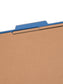 SafeSHIELD® Pressboard Classification File Folders, 3 Dividers, 3 inch Expansion, 2/5-Cut Tab, Dark Blue Color, Legal Size, Set of 10, 30086486190962